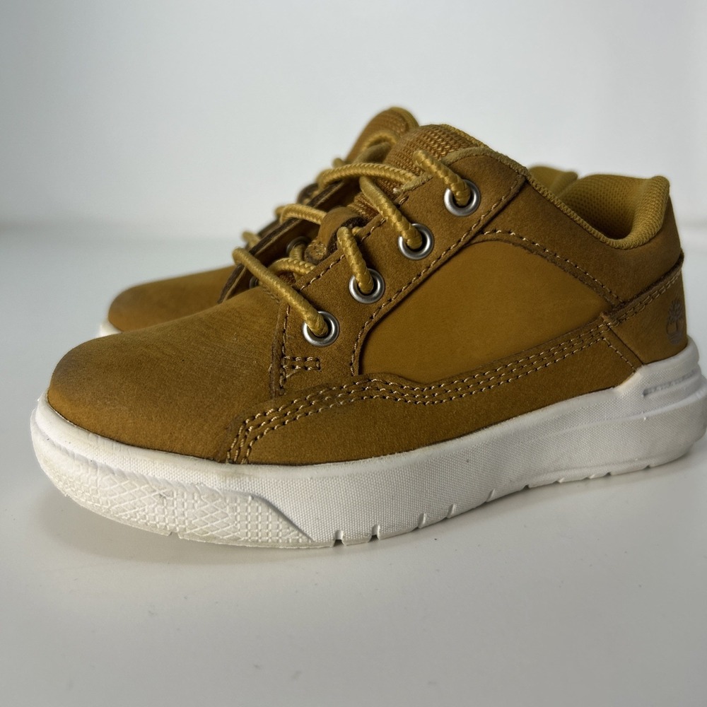 Timberland‎ Toddler Allston Lace Up Sneakers Toddler Size 7 Wheat Nubuck Leather